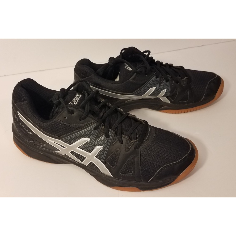 Asics Gel Upcourt Shoes Men Size 8.5 B450N Volleyball Athletic Sneakers Black